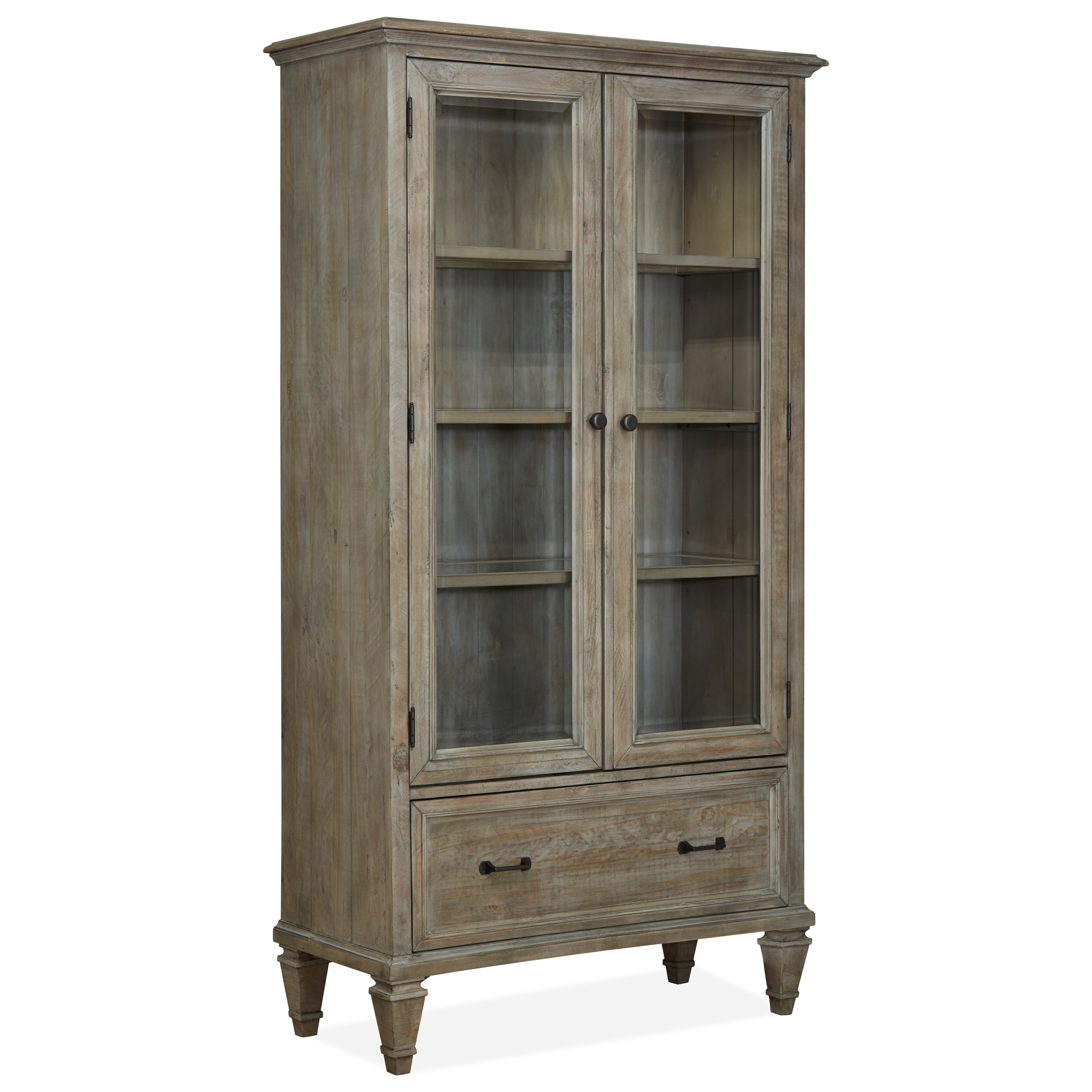 Bayside furnishings new arrivals glass door bookcase